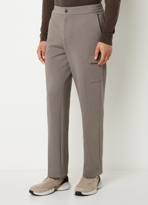 Boggi Milano Straight fit pantalon met steekzakken