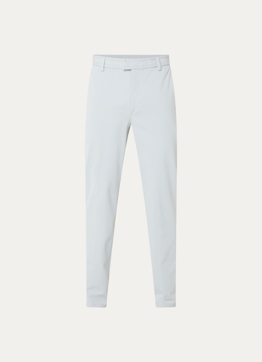 Boggi Milano Straight fit pantalon met steekzakken - voorkant 4 lichtgrijs