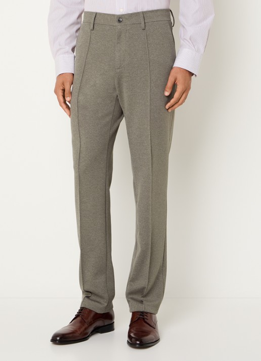Boggi Milano Straight fit pantalon met steekzakken