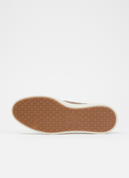 Boggi Milano Stratus slip-on van suède - detail 3 lichtbruin