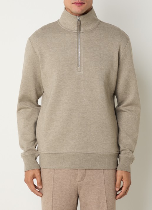 Boggi Milano Sweater met halve rits