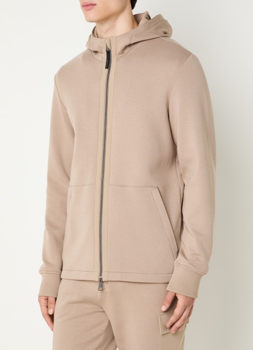 Boggi Milano Sweatvest met capuchon