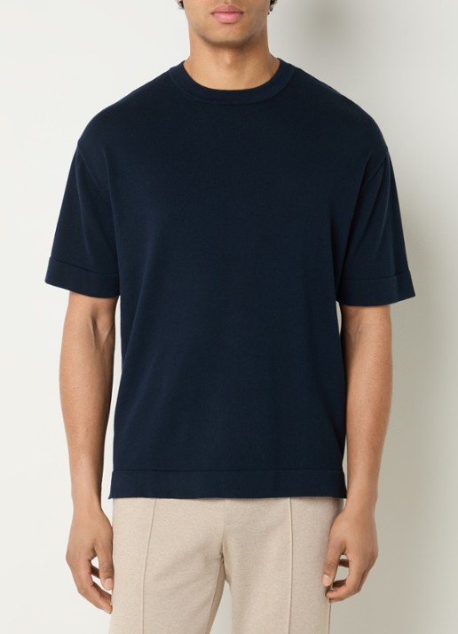 Boggi Milano T-shirt met ronde hals