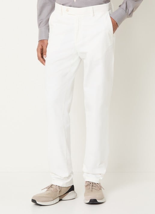 Boggi Milano Tapered fit pantalon met paspelzakken