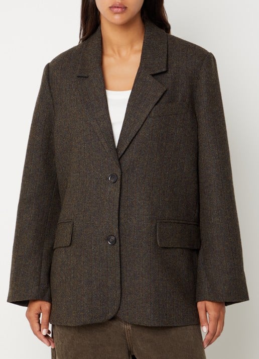 Boii Studios Solve oversized blazer in wolblend