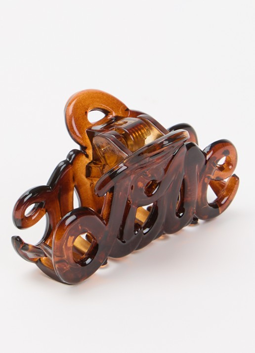 Bon Dep Love haarklem 5 cm - voorkant bruin