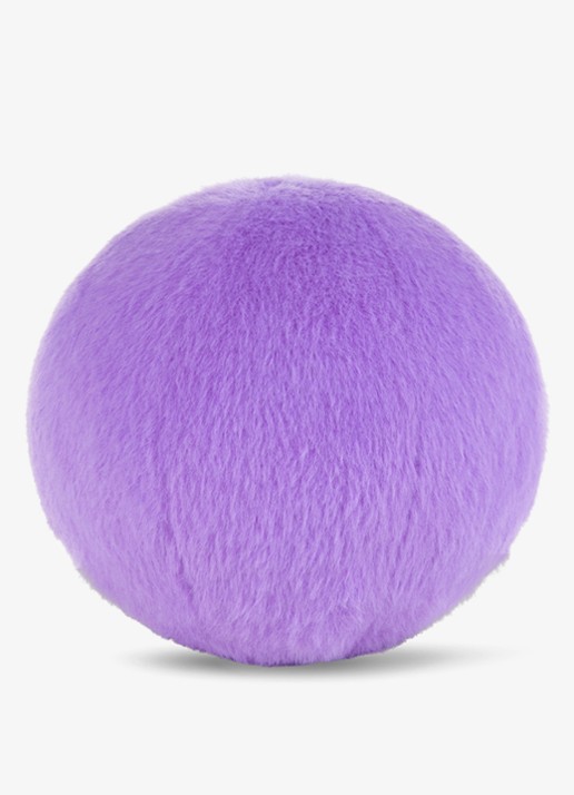 Bon Ton Toys Smiley Fuzzy knuffel 13 cm - achterkant 2 paars