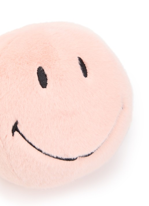 Bon Ton Toys Smiley Fuzzy knuffel 13 cm - detail 2 lichtroze