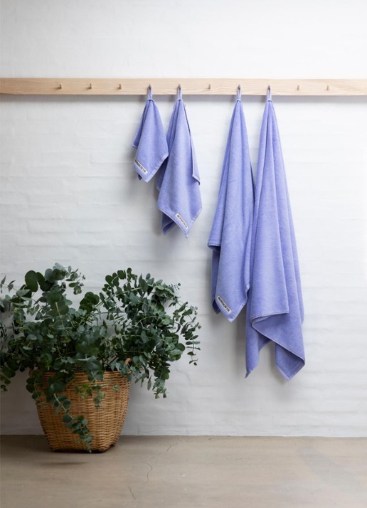 Bongusta Naram badhanddoek - 600 gr/m2 - 50 x 80 cm - detail 4 lila
