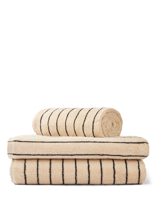 Bongusta Naram badlaken - 600 gr/m2 - 150 x 100 cm - detail zand