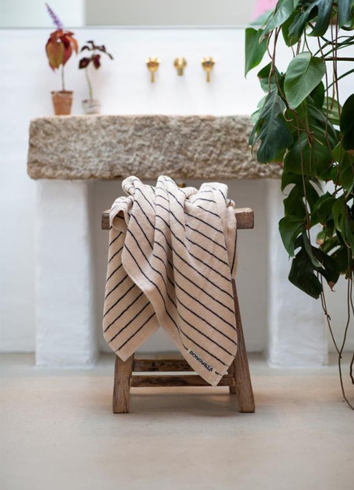 Bongusta Naram badlaken - 600 gr/m2 - 150 x 100 cm - voorkant 5 zand