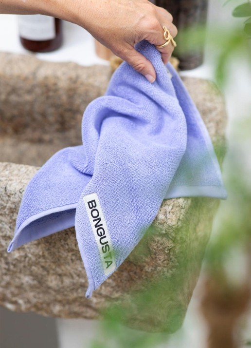 Bongusta Naram gastendoek - 600 gr/m2 - 50 x 30 cm - voorkant 2 blauw