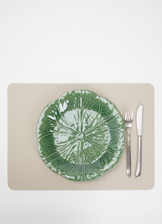 Bordallo Pinheiro Cabbage dinerbord 27 cm - detail 4 groen