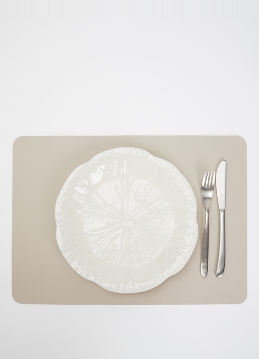 Bordallo Pinheiro Cabbage dinerbord 27 cm - detail 4 wit