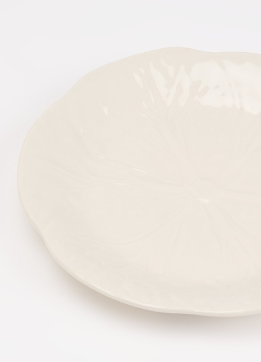 Bordallo Pinheiro Cabbage ontbijtbord 21 cm - detail 3 ivoor