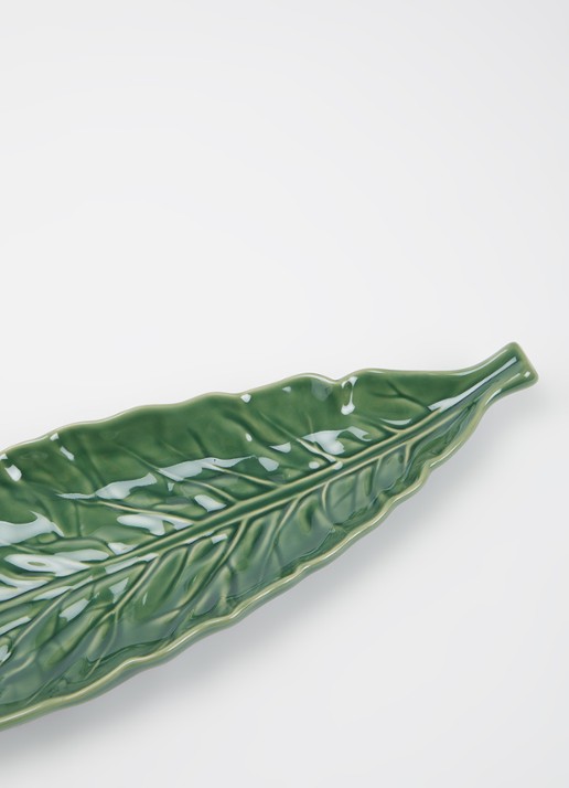 Bordallo Pinheiro Cabbage serveerschaal 40 cm - voorkant 2 groen