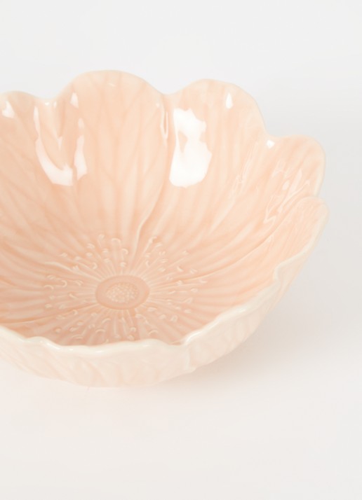 Bordallo Pinheiro Flora kom 17 cm - voorkant 2 roze