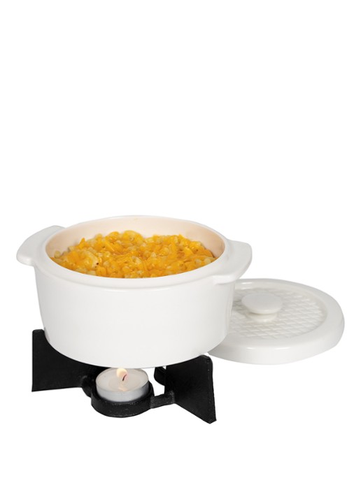 Boska Cheese Baker L fonduepan Ø15 cm - voorkant 2 wit