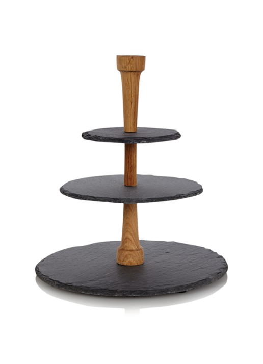 Boska Cheese Tower etagère van leisteen 38,5 cm