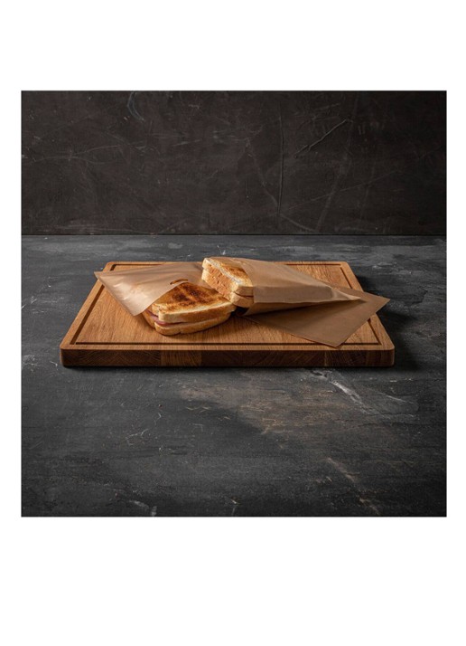 Boska Toastabags broodroosterzakjes set van 3 - detail lichtbruin