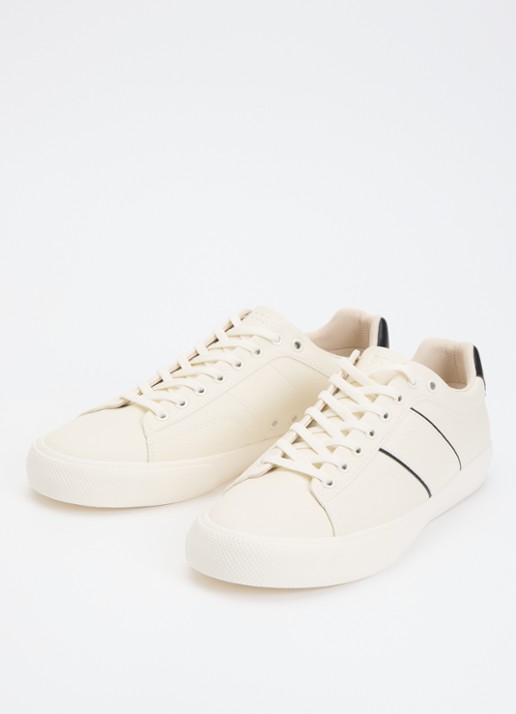 BOSS Aiden sneaker met logo - detail 2 gebroken wit
