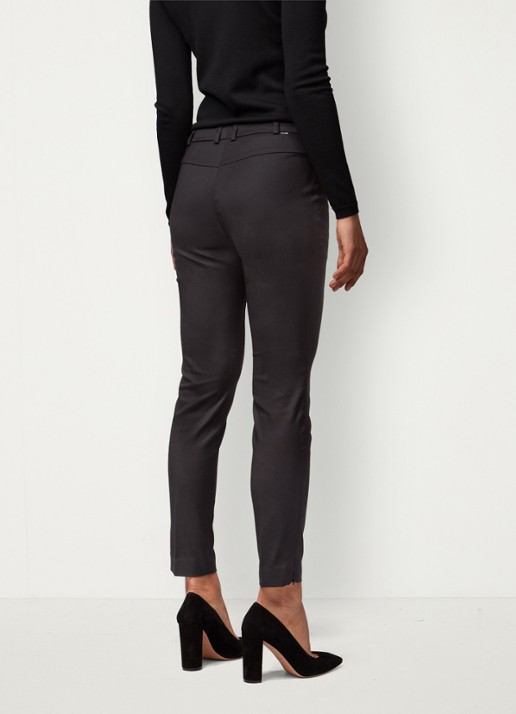BOSS Anaita5 tailored tech pantalon - achterkant 5 zwart