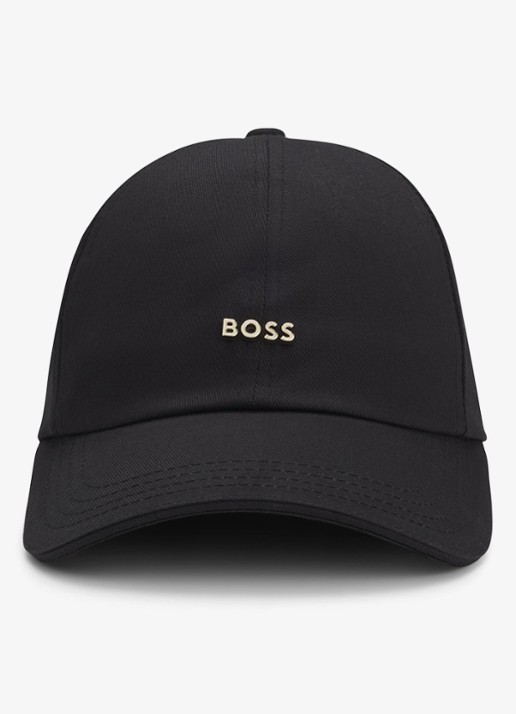 BOSS Ari-Me pet met logo - detail 3 black-001 / zwart