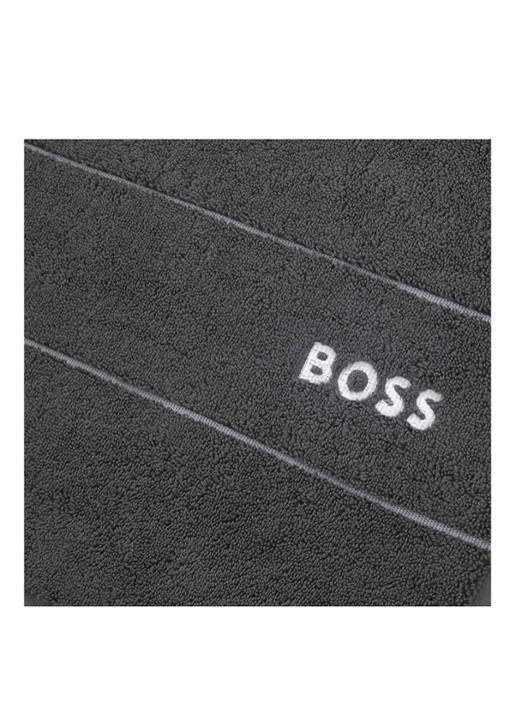 BOSS Azalea badmat - 50 x 70 cm - detail donkergrijs