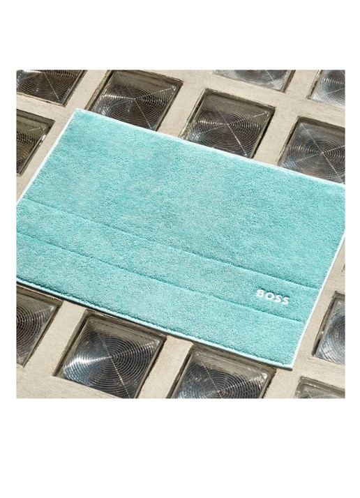 BOSS Azalea badmat - 50 x 70 cm - detail 3 turquoise