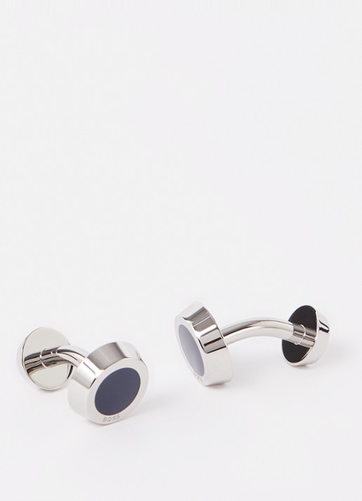BOSS B-Simony manchetknopen  - detail donkerblauw