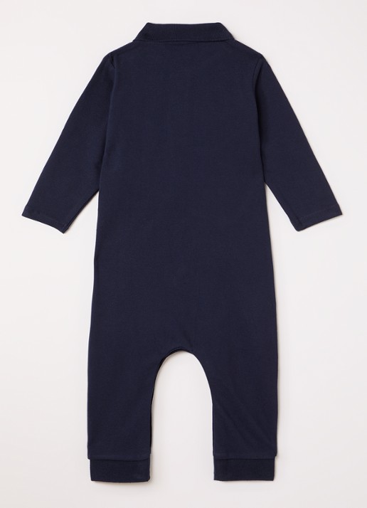 BOSS Babypak met polokraag - voorkant 2 donkerblauw