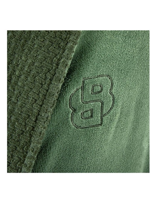 BOSS Badjas met logoborduring - detail 7 groen