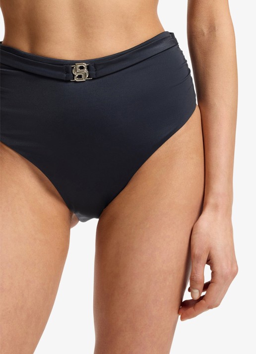 BOSS Bikinibroekje met logo - detail 3 donkerblauw