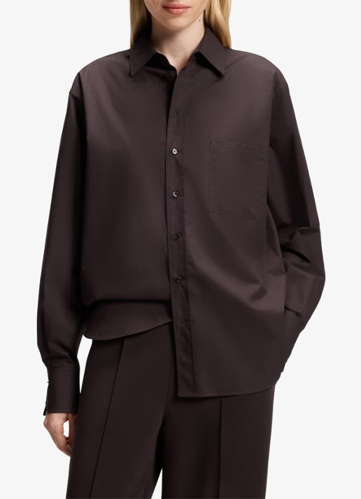 BOSS Blouse met borstzak