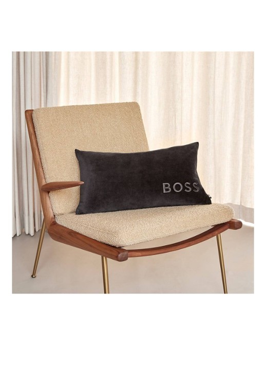 BOSS Bold sierkussenhoes 33 x 57 cm - detail 4 zwart
