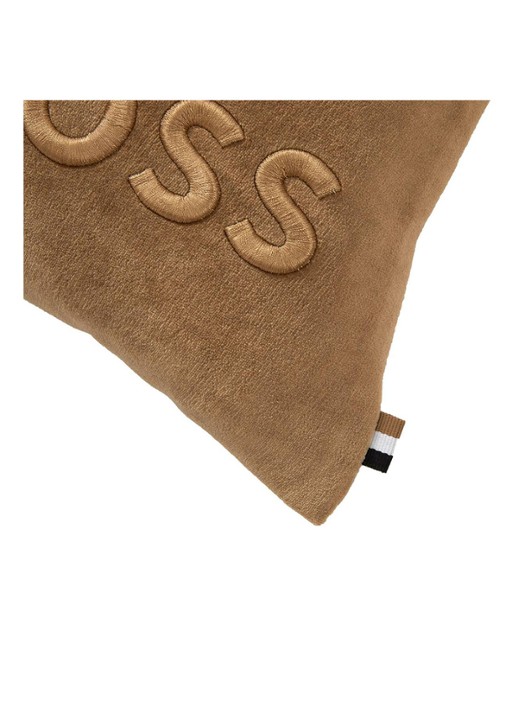 BOSS Bold sierkussenhoes 33 x 57 cm - achterkant camel