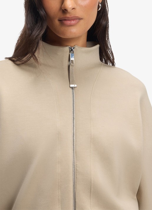 BOSS Bomberjack met opstaande kraag - detail 5 beige