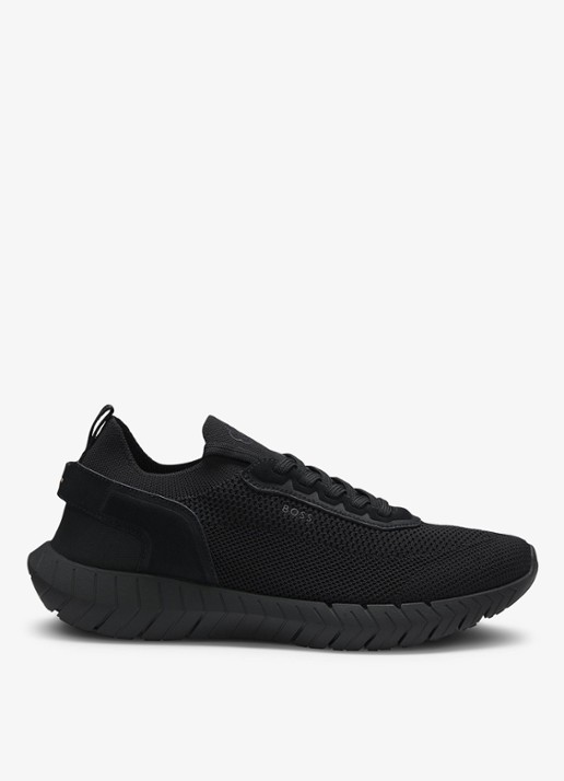 BOSS Boss-Motion sneaker met gebreid bovenwerk