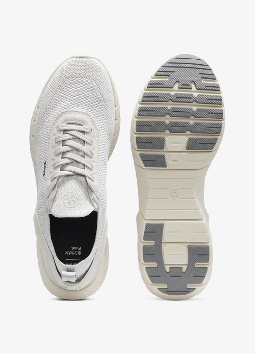 BOSS Boss-Motion sneaker met gebreid bovenwerk - achterkant 3 wit