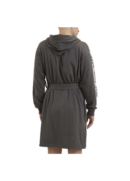 BOSS BOSS-SEN Charcoa     Bath robe - detail 4 grijs