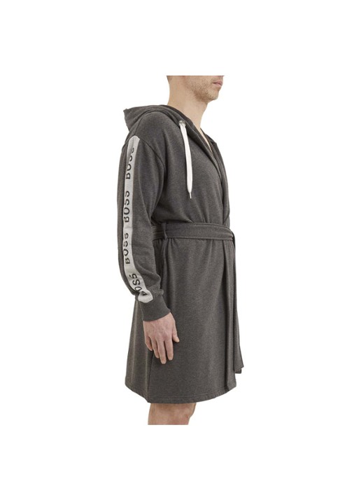 BOSS BOSS-SEN Charcoa     Bath robe - detail 6 grijs