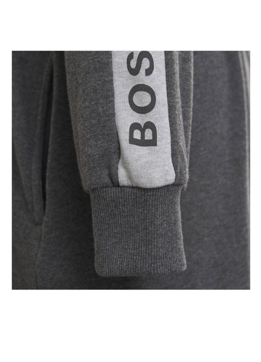 BOSS BOSS-SEN Charcoa     Bath robe - achterkant 7 antraciet