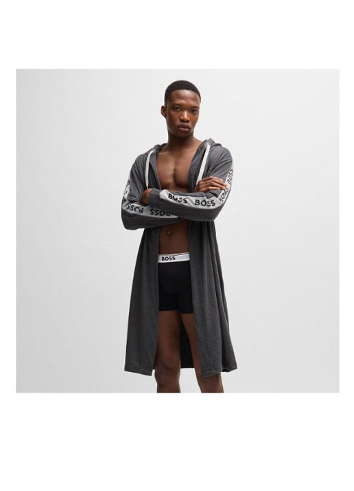 BOSS BOSS-SEN Charcoa     Bath robe - detail 4 antraciet