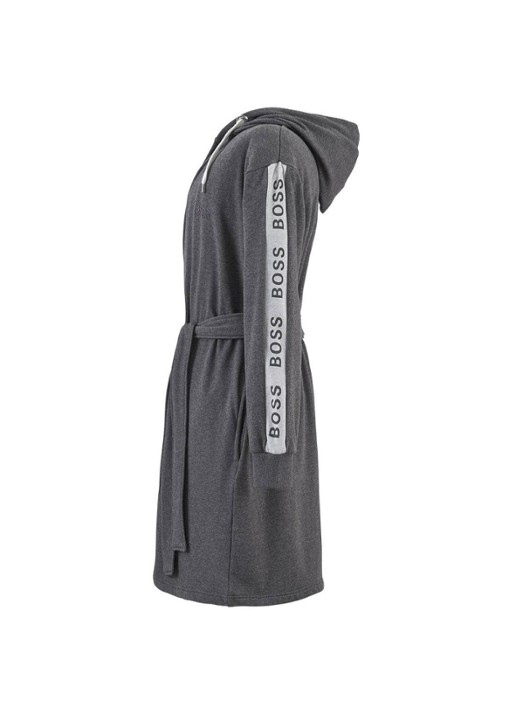 BOSS BOSS-SEN Charcoa     Bath robe - voorkant 6 antraciet