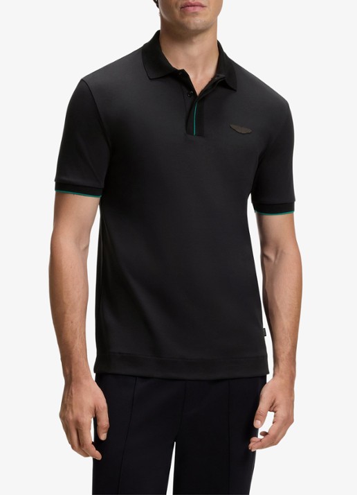 BOSS BOSS x ASTON MARTIN regular fit polo met logo