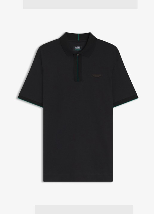 BOSS Regular fit polo met logo