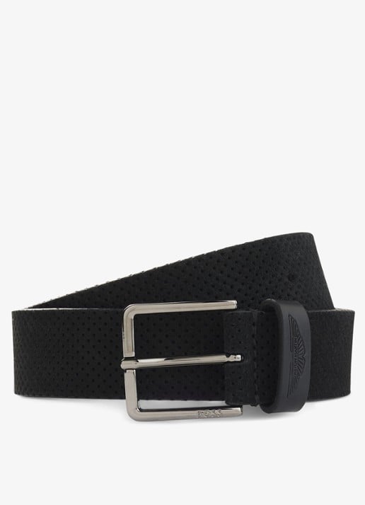 BOSS BOSS x ASTON MARTIN riem van leer