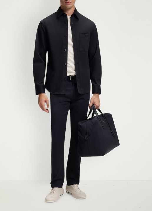 BOSS BOSS x ASTON MARTIN slim fit jeans met steekzakken - voorkant 4 zwart