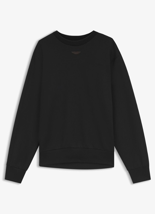 BOSS BOSS x Aston Martin sweater met logo - voorkant 3 zwart
