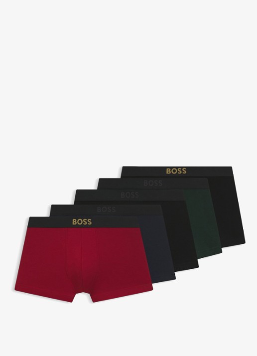 BOSS Boxershort met logoband in 5-pack